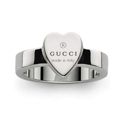 black gucci heart ring|gucci trademark heart ring.